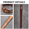 Cowhide Leather Cord Bracelets for Men BJEW-WH20012-07AS-5