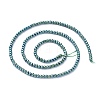 Electroplate Glass Beads Strands EGLA-K014-A-FP06-3