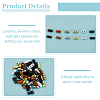 12 Styles Alloy Horn Buttons FIND-FG0003-60B-4