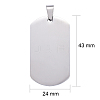 Tarnish Resistant 304 Stainless Steel Big Pendants LS-STAS-I140-19E-S-3