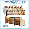 MDF Pigment Organizer Holder Riser Display Racks AJEW-WH0606-86A-2