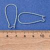 Brass Hoop Earrings Findings Kidney Ear Wires EC221-S-3
