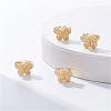 Brass Beads KK-BC0006-57G-5