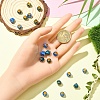 10Pcs Golden Plated Alloy European Beads MPDL-YW0001-05A-5