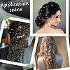 Spiral Hair Pin Coil Iron Hair Accessories OHAR-SP0001-12B-6