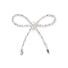 Alloy & Glass Bowknot Chandelier Component Links PALLOY-D360-01I-1