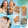 30Pcs Natural Shell Pendants PALLOY-PH01840-4