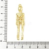 Halloween Theme Rack Plating Brass Pendants KK-Z067-14G-02-3