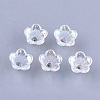 Transparent Acrylic Bead Caps TACR-T007-04A-1