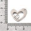 201 Stainless Steel Pendants STAS-A116-01P-07-3