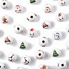 60Pcs 10 Styles Painted Natural Wood Round Beads WOOD-FS0002-46-3