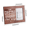 MDF Wood Photo Frames DIY-WH0231-047-2