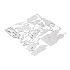 Carbon Steel Cutting Dies Stencils LS-DIY-P076-63-5