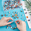 96Pcs 8 Colors Electroplate Glass Beads EGLA-PH0001-78-3
