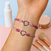 12Pcs 3 Colors Adjustable Nylon Thread Braided Bracelets for Women BJEW-GO0002-05-5