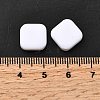 Opaque Acrylic Beads OACR-WH0055-02A-4