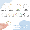 Unicraftale 80Pcs 4 Styles 316 Surgical Stainless Steel Wine Glass Charms Rings STAS-UN0053-44-3