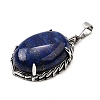 Dyed Natural Lapis Lazuli Pendants G-Q350-02I-2