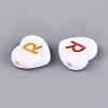 Opaque Acrylic Enamel Beads SACR-Q001-16A-B01-3