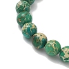 Natural Imperial Jasper Beads Bracelets BJEW-JB12319-3