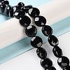 Natural Black Agate Beads Strands G-K357-B01-01-2
