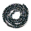 Electroplate Glass Beads Strands EGLA-A044-P3mm-B12-3