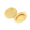 Rack Plating Brass Locket Pendants KK-K277-09G-2