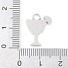 Tibetan Style Cocktail Glass Alloy Pendants TIBEP-Q054-03AS-RS-3