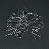 Tarnish Resistant 304 Stainless Steel Earring Hooks STAS-G140-73P-2