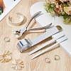 Carbon Alloy Bangle Size Adjuster Pliers AJEW-WH0481-641-2
