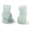 Natural Flower Amazonite Carved Figurines DJEW-L023-B11-1