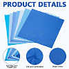 7Pcs Cotton Pure Color Fabric AJEW-WH0481-631B-3