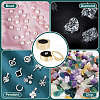 Alloy Loose Diamond Boxes CON-WH0104-11B-G-6
