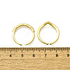 2Pcs 2 Styles Brass Micro Pave Clear Cubic Zirconia Cuff Rings for Women RJEW-S399-05G-7