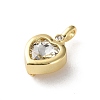 Brass Rhinestone Pendants KK-P320-05G-04-2