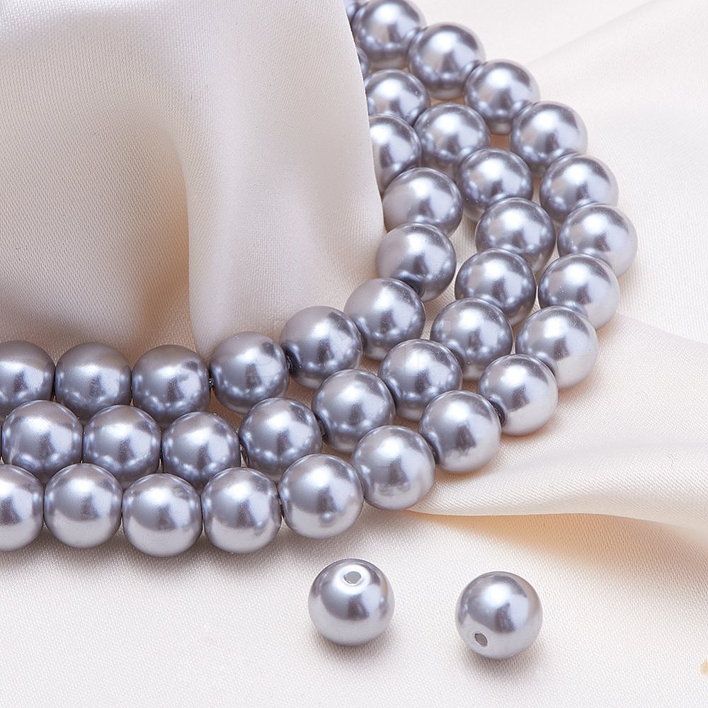 Wholesale Eco-Friendly Dyed Glass Pearl Round Beads ...