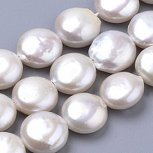 Natural Baroque Pearl Keshi Pearl Beads Strands PEAR-S012-28