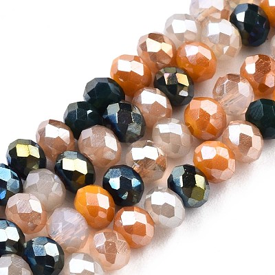 Glass Beads Strands GLAA-T006-16B-1