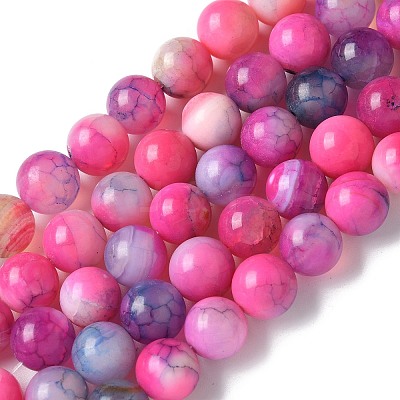 Natural Agate Beads Strands G-NH0001-G02-01-1