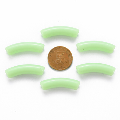 Opaque Acrylic Beads X-MACR-S372-002B-S028-1