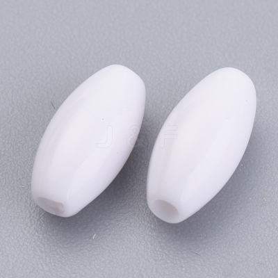 Opaque Acrylic Beads SACR-S300-18A-01-1