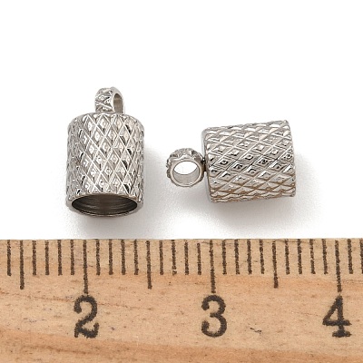 Tarnish Resistant 304 Stainless Steel Cord Ends STAS-Z084-07P-02B-1