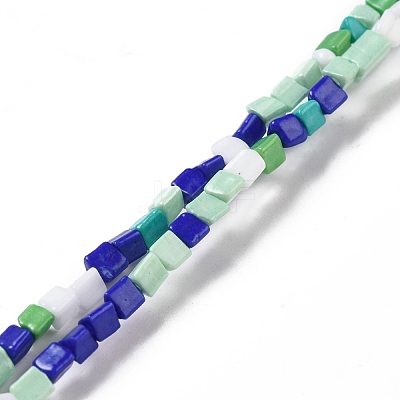 Glass Beads Strands LAMP-F022-01B-1