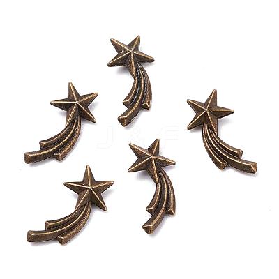 Zinc Alloy Cabochons PALLOY-WH0036-23AB-1-1