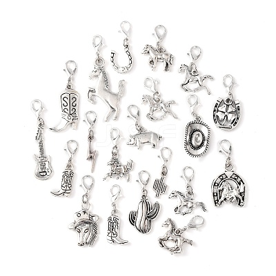 Alloy Pendant Decorations HJEW-GA00004-1
