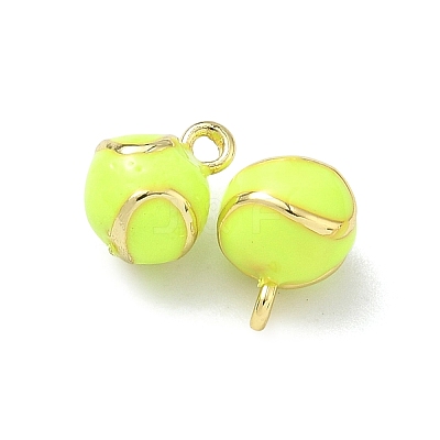 Brass Enamel Pendants KK-I476-28B-G03-1