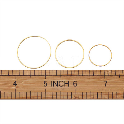 Brass Linking Rings KK-YS0001-03-1