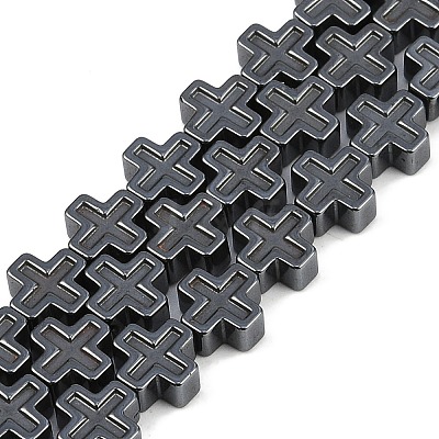Synthetic Non-magnetic Hematite Beads Strands G-K375-D01-01-1