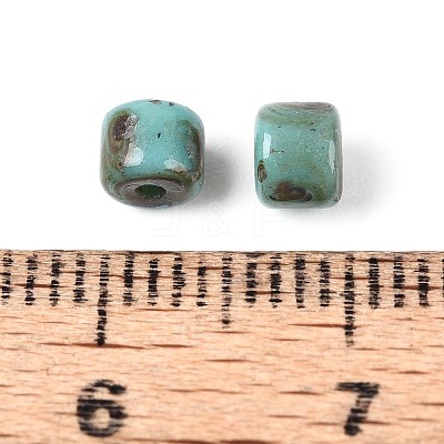 Baking Paint Glass Seed Beads SEED-N009-02B-1