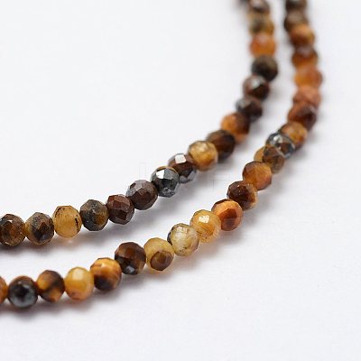 Natural Tiger Eye Beads Strands X-G-K185-13-1